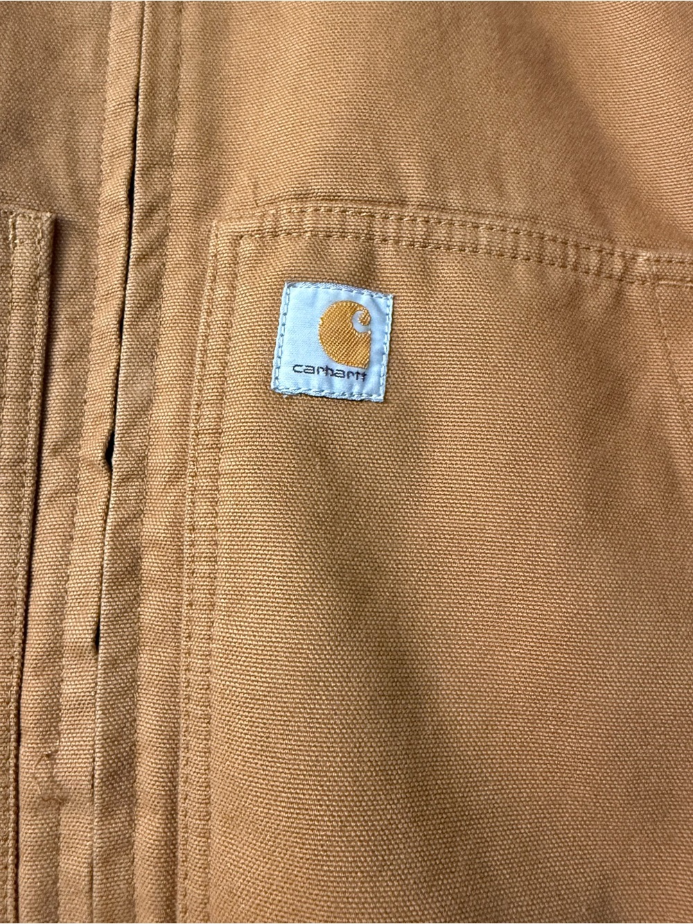 Carhartt Brown Hooded Work Jacket - Picture 3 of 8